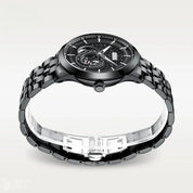 Elegant Skeleton Automatic Men's Watch with Luminous Sapphire Barry Polo