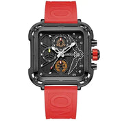 ONOLA Men's Luxury Sport Quartz Watch - Multifunctional, Waterproof, Luminous, Rubber Strap Barry Polo