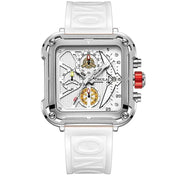 ONOLA Men's Luxury Sport Quartz Watch - Multifunctional, Waterproof, Luminous, Rubber Strap Barry Polo