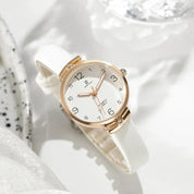 BARRY POLO  Women's Luxury Quartz Watch - Oval Case, Waterproof, Shock Resistant, Leather Strap Barry Polo