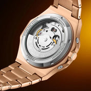 Mark Fairwhale FW-6740 Men's Automatic Luxury Sport Watch - Luminous Skeleton Dial, Stainless Steel Barry Polo