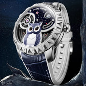 Lucky Harvey Owl Men's Automatic Luxury Watch - Sapphire Crystal, Luminous, 5ATM Waterproof, Unique Design Barry Polo