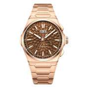 Lucky Harvey New Hammer Texture Men's Automatic Luxury Watch - Sapphire Crystal, Luminous, Auto Date, Stainless Steel Barry Polo