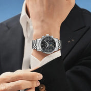 Mark Fairwhale Automatic Movement Watch Luxury Chronograph Moon Phase Calendar Waterproof Mechanical Watches for Men