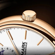 Mark Fairwhale Brand 5800 Luxury New Simple Quartz Watch High Quality Leather Strap Waterproof Luminous Moon Phase Mens Watches