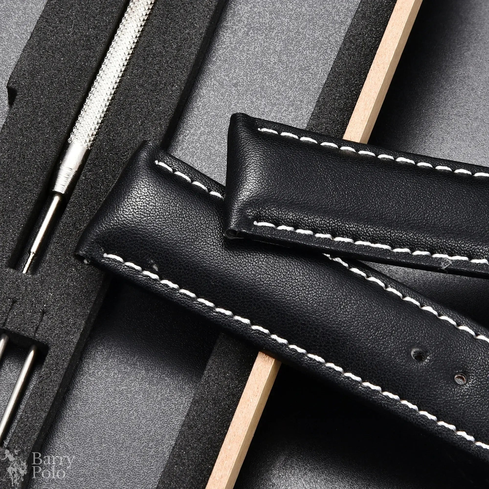 Barry Polo Genuine Leather Watchband 18-24mm - Elevate Your Style with Luxury Barry Polo