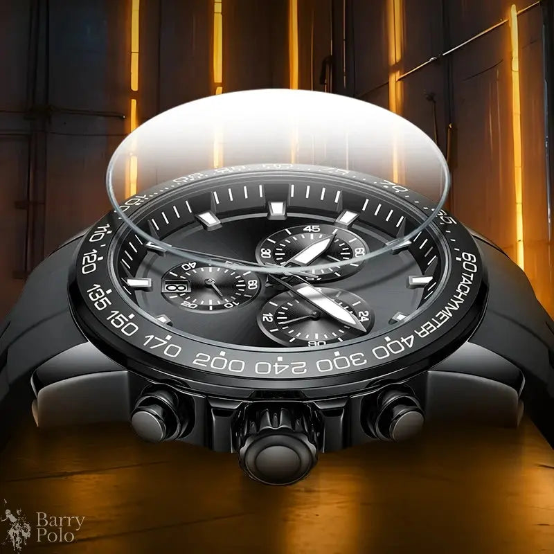 Mark Fairwhale 5016 Fashion Mens Watch New Quartz Wristwatch Waterproof Luminous Casual Steel Watches for Men with Box