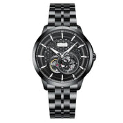 MIGE Original Miyota Skeleton Automatical Mechanical Watch for Men Waterproof Luminous Sapphire Stainless Steel men's Wristwatch